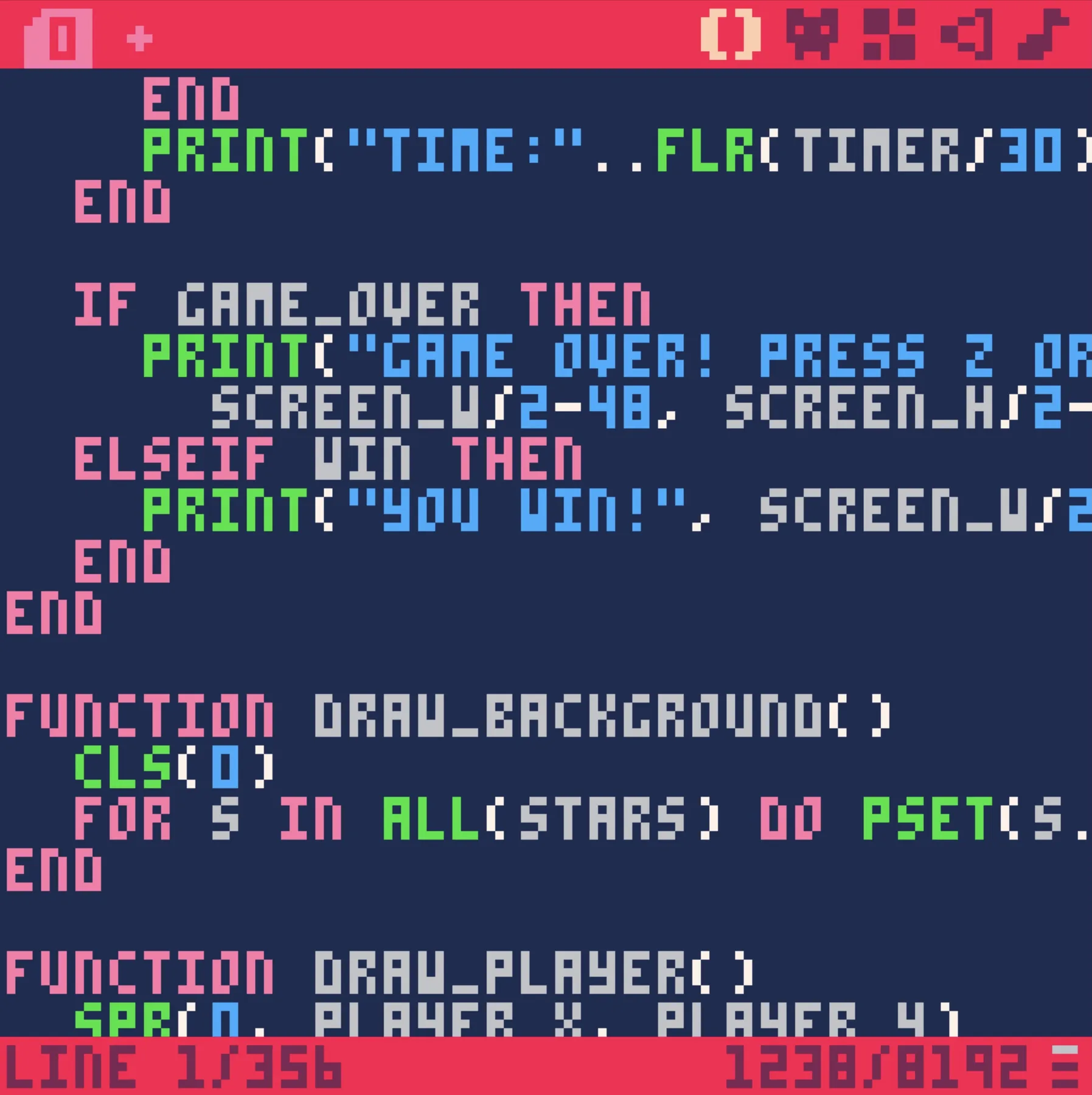 Alien Hopper Code Sample 2