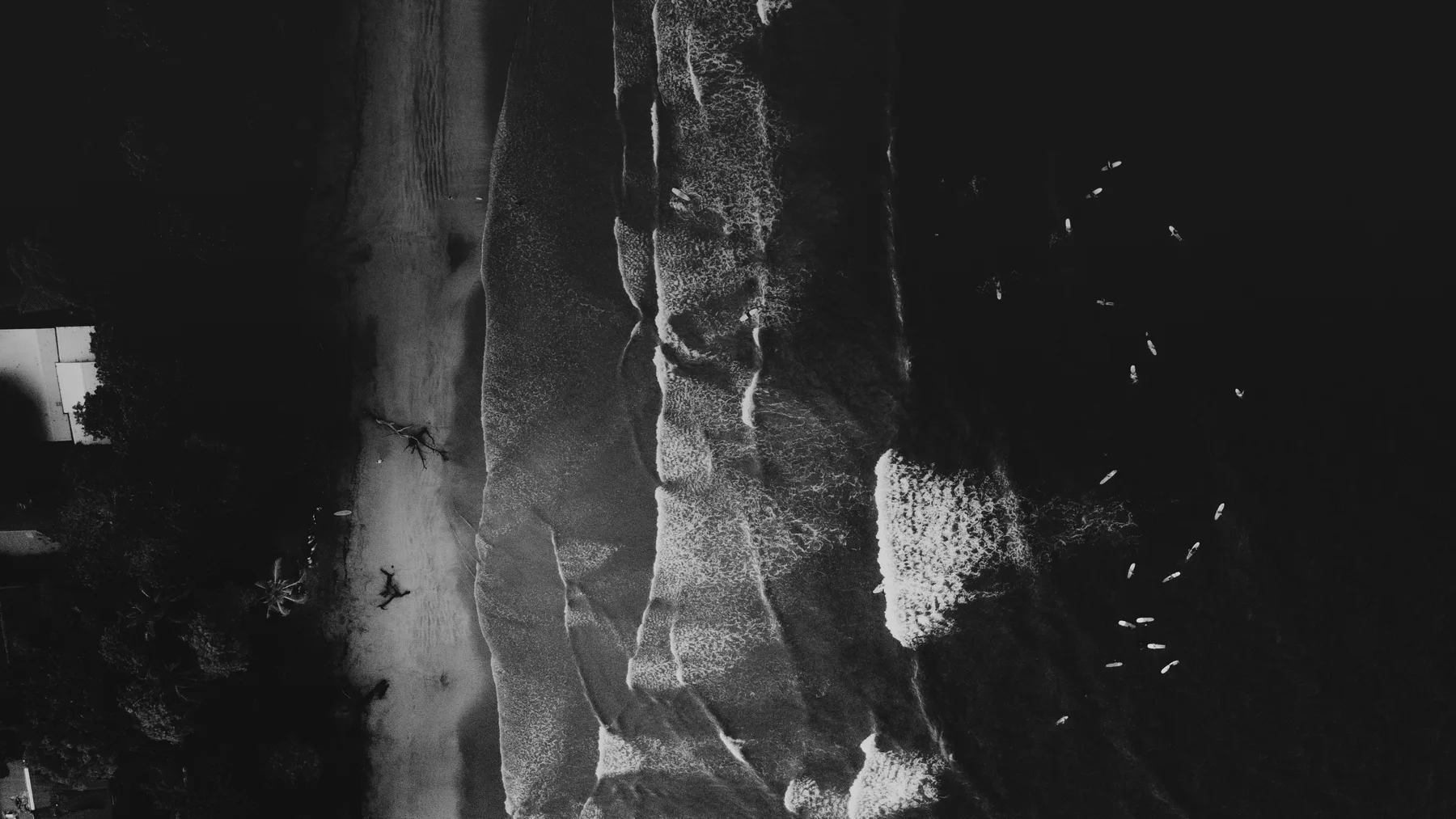 Home Image, Tulum drone b&w